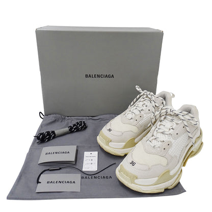 BALENCIAGA バレンシアガ トリプルS スニーカー ホワイト ベージュ 524036 ナイロン レディース 【中古】