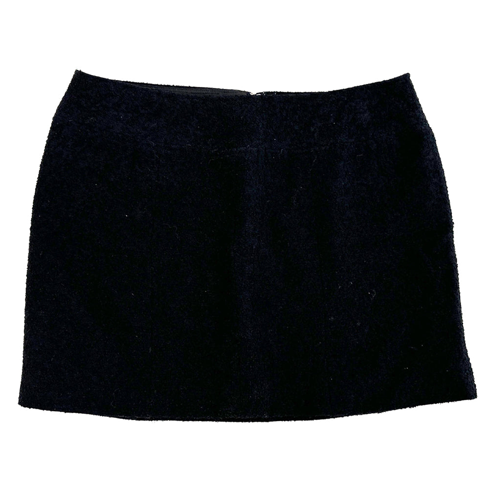 CHANEL シャネル ミニスカート ブラック ツイード レディース 【中古】