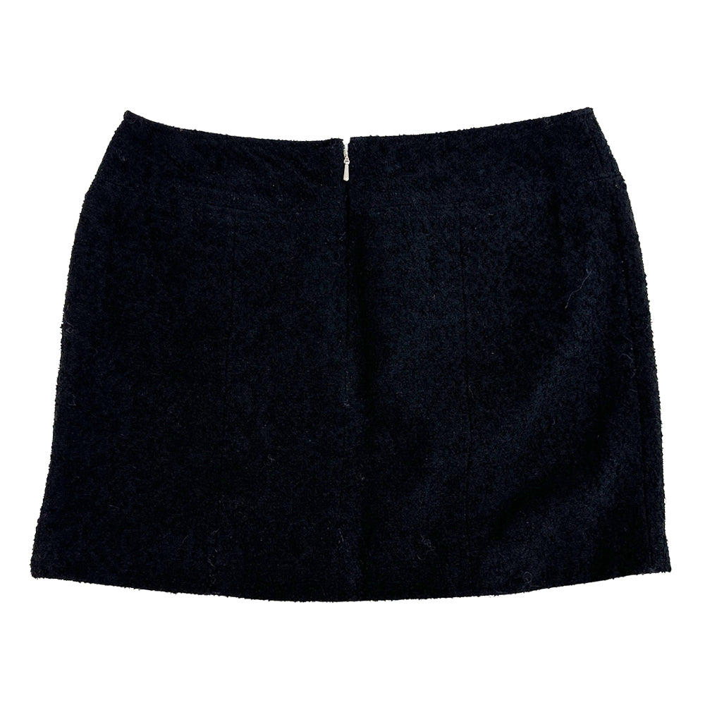 CHANEL シャネル ミニスカート ブラック ツイード レディース 【中古】