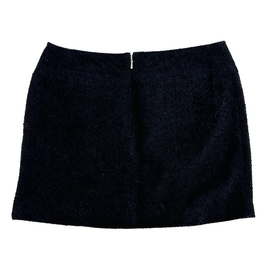 CHANEL シャネル ミニスカート ブラック ツイード レディース 【中古】