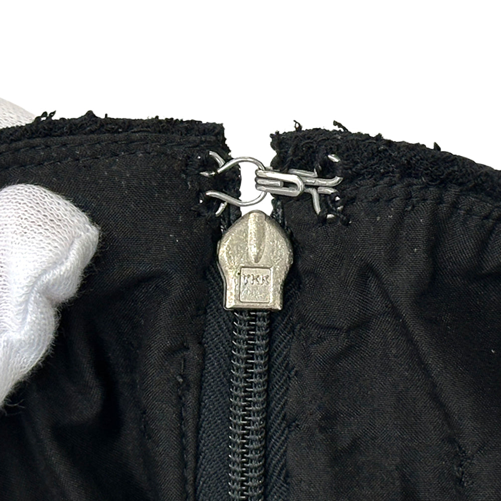 CHANEL シャネル ミニスカート ブラック ツイード レディース 【中古】