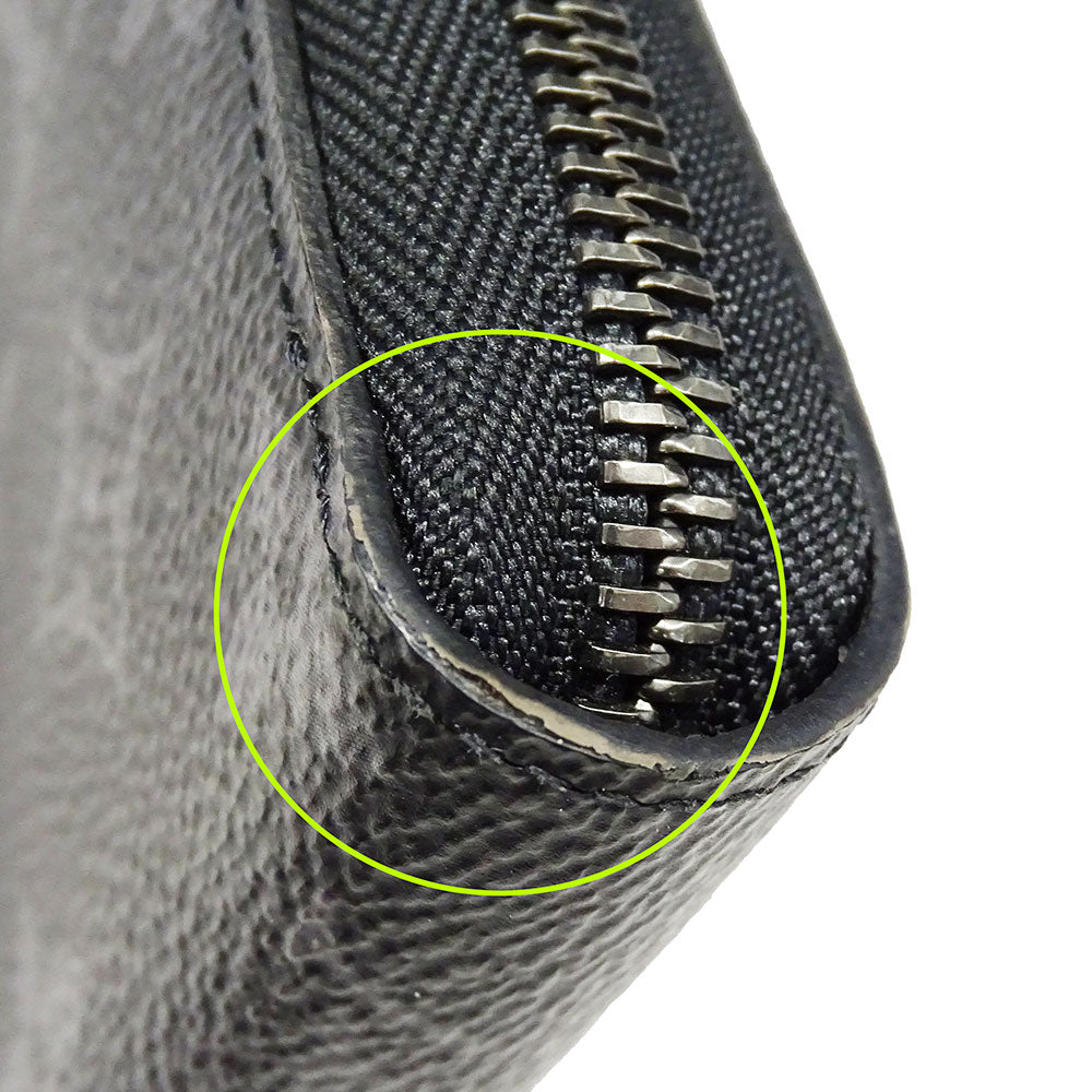 LOUIS VUITTON ルイ・ヴィトン ジッピー･オーガナイザー NM 長財布 エクリプス ブラック M82081 モノグラムエクリプス メンズ 【中古】