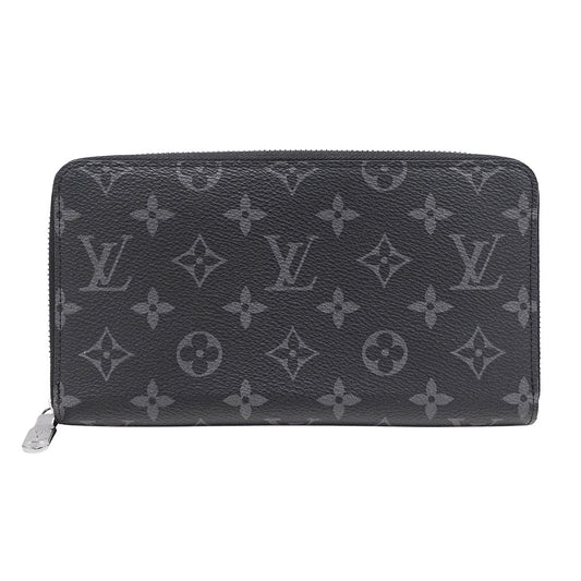 LOUIS VUITTON ルイ・ヴィトン ジッピー･オーガナイザー NM 長財布 エクリプス ブラック M82081 モノグラムエクリプス メンズ 【中古】