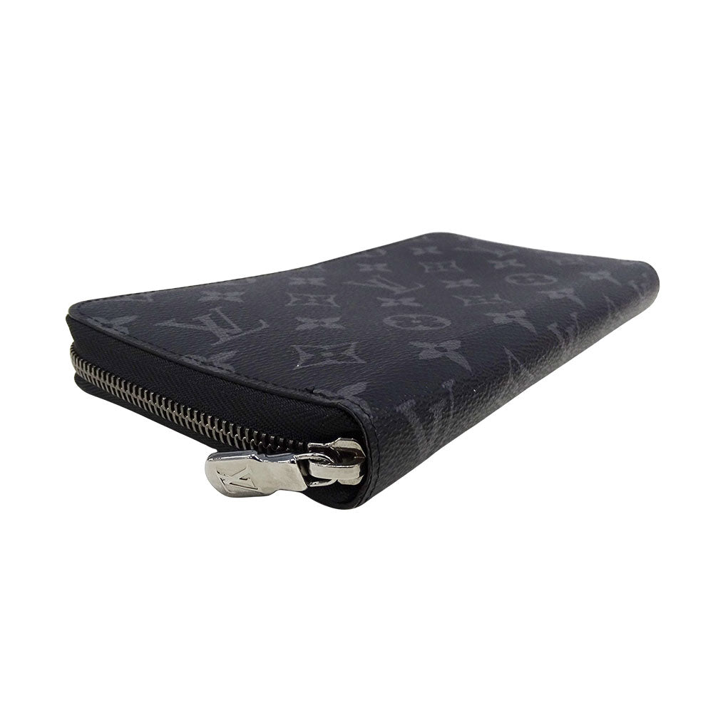 LOUIS VUITTON ルイ・ヴィトン ジッピー･オーガナイザー NM 長財布 エクリプス ブラック M82081 モノグラムエクリプス メンズ 【中古】