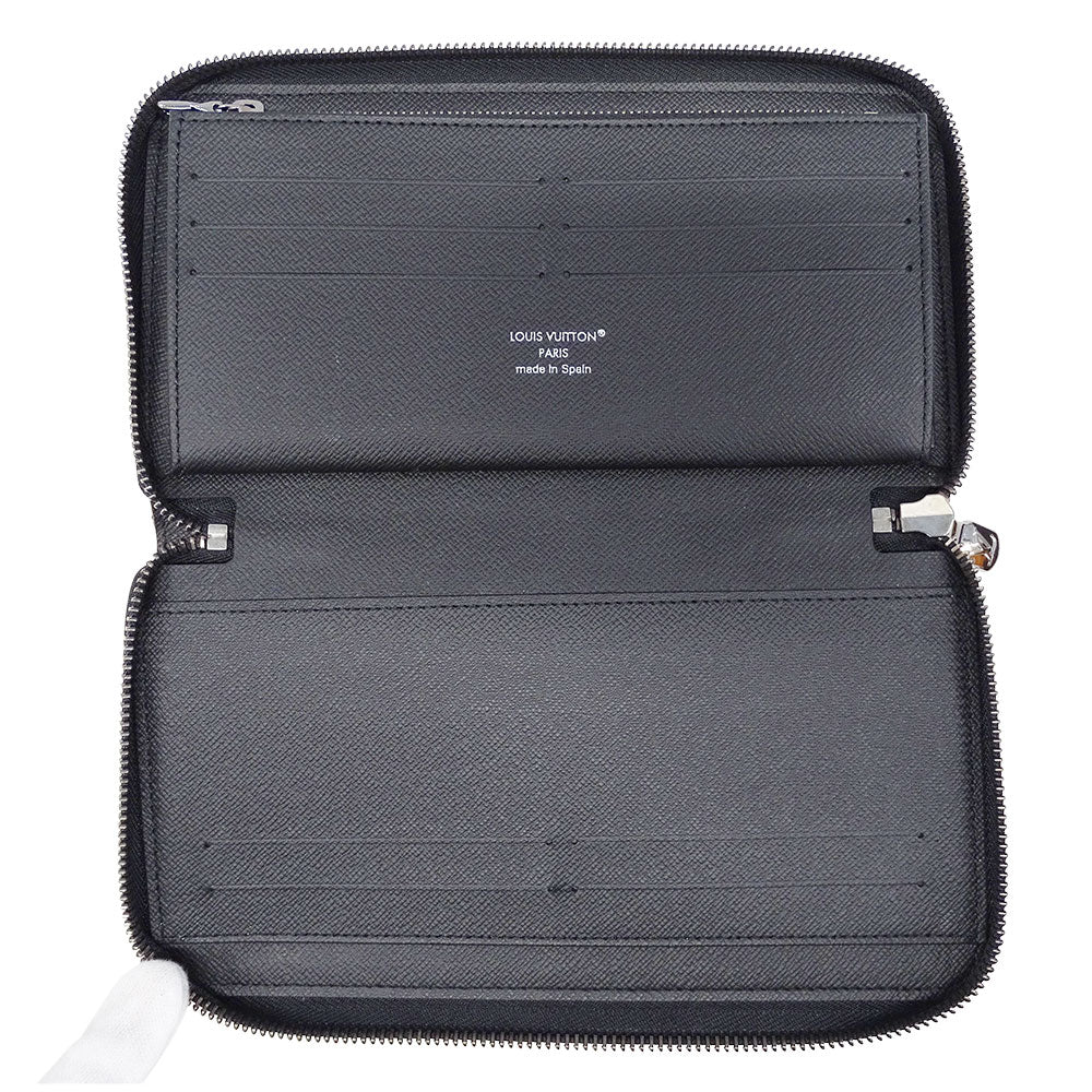 LOUIS VUITTON ルイ・ヴィトン ジッピー･オーガナイザー NM 長財布 エクリプス ブラック M82081 モノグラムエクリプス メンズ 【中古】