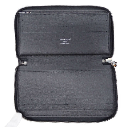 LOUIS VUITTON ルイ・ヴィトン ジッピー･オーガナイザー NM 長財布 エクリプス ブラック M82081 モノグラムエクリプス メンズ 【中古】