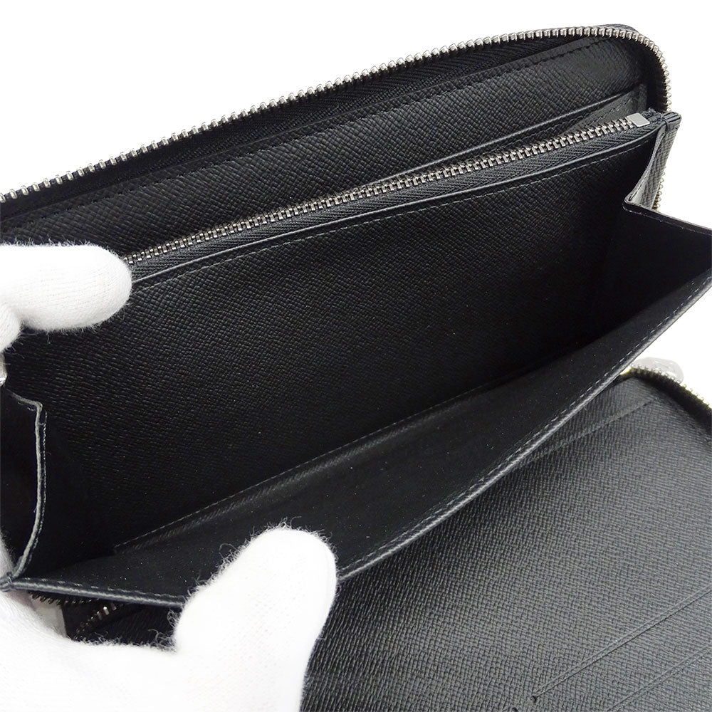 LOUIS VUITTON ルイ・ヴィトン ジッピー･オーガナイザー NM 長財布 エクリプス ブラック M82081 モノグラムエクリプス メンズ 【中古】
