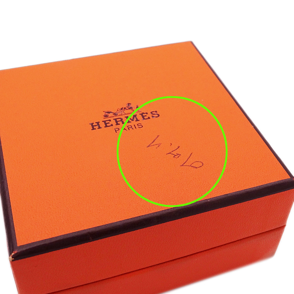 HERMES エルメス エマイユ PM バングル ブルー ゴールド レディース メンズ 【中古】