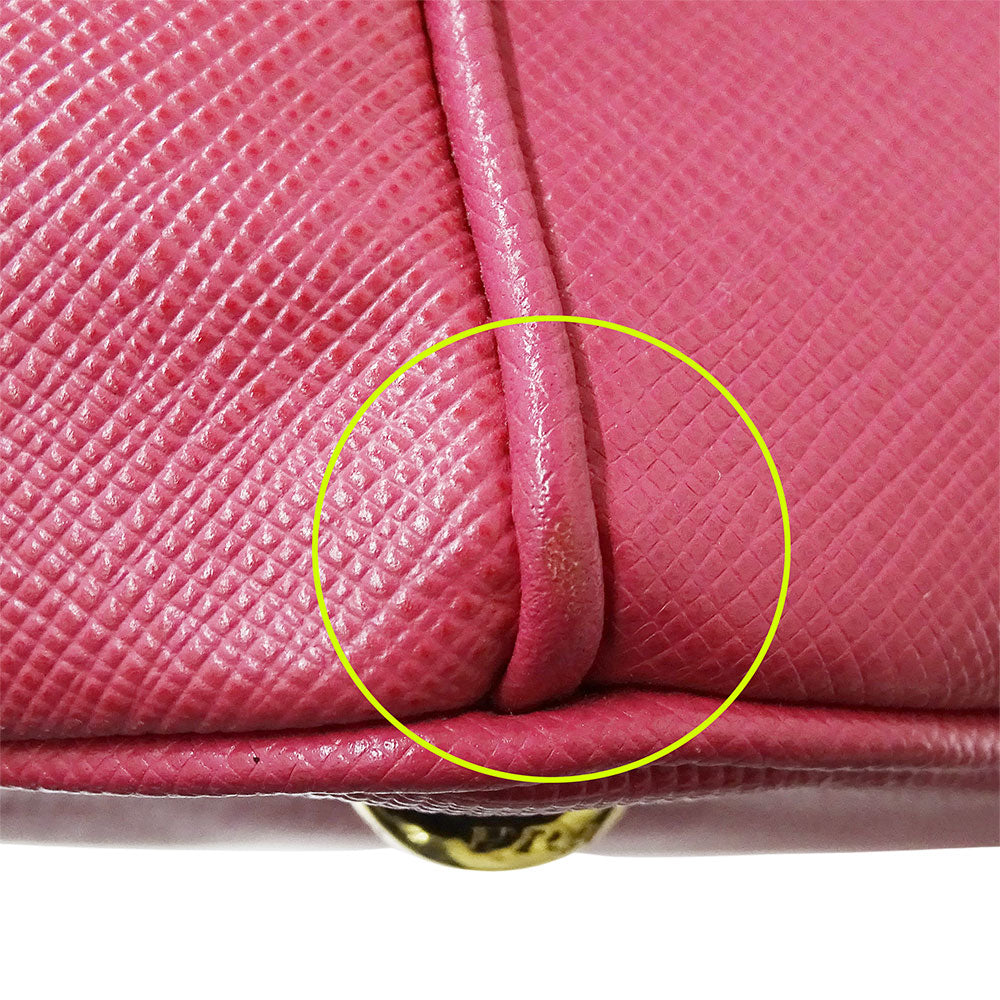 PRADA プラダ ガレリア トートバッグ ピンク BN1786 レディース 【中古】