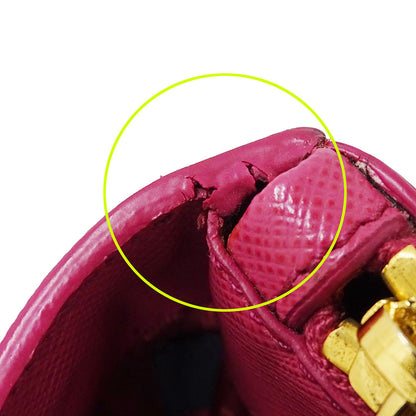 PRADA プラダ ガレリア トートバッグ ピンク BN1786 レディース 【中古】