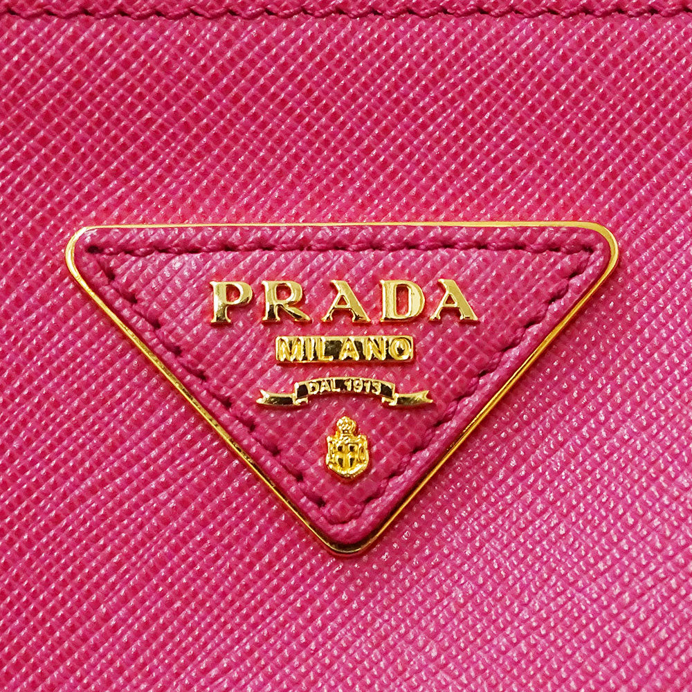 PRADA プラダ ガレリア トートバッグ ピンク BN1786 レディース 【中古】