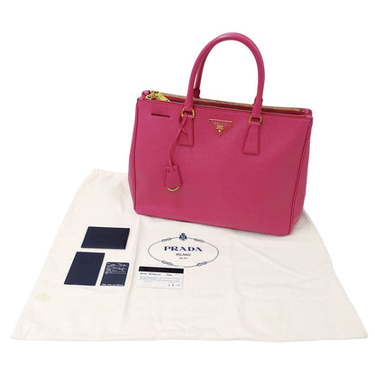 PRADA プラダ ガレリア トートバッグ ピンク BN1786 レディース 【中古】