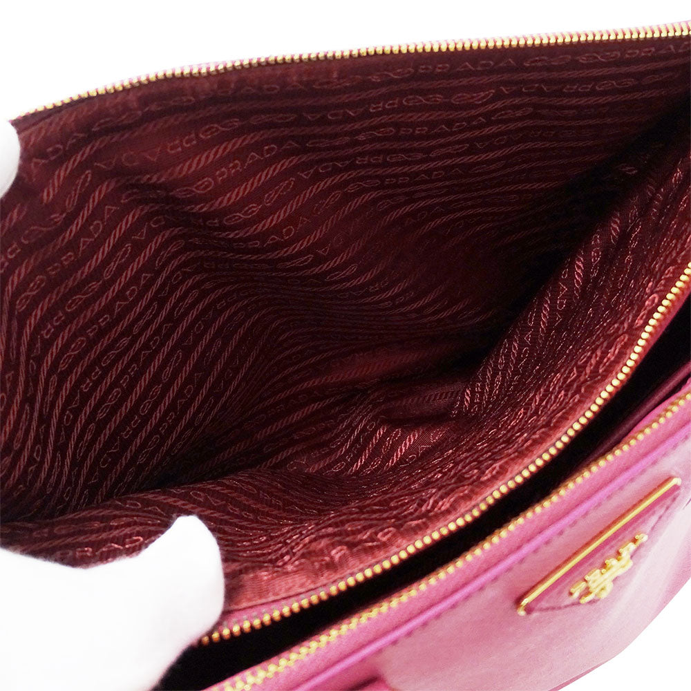 PRADA プラダ ガレリア トートバッグ ピンク BN1786 レディース 【中古】