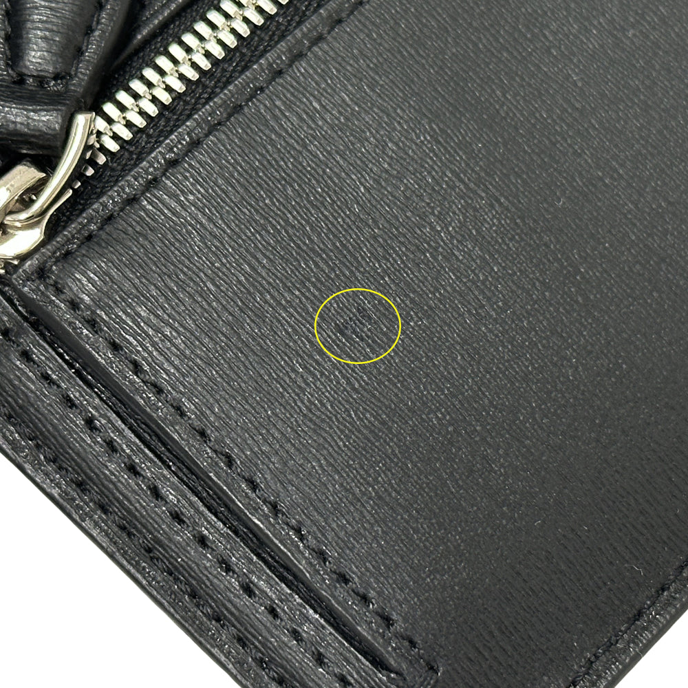 Berluti ベルルッティ 長財布 カリグラフィ スクリット ブラック レザー メンズ 【中古】