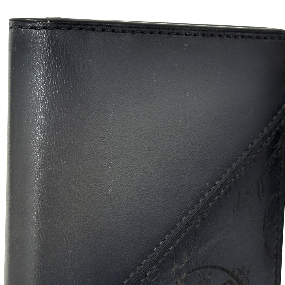 Berluti ベルルッティ 長財布 カリグラフィ スクリット ブラック レザー メンズ 【中古】