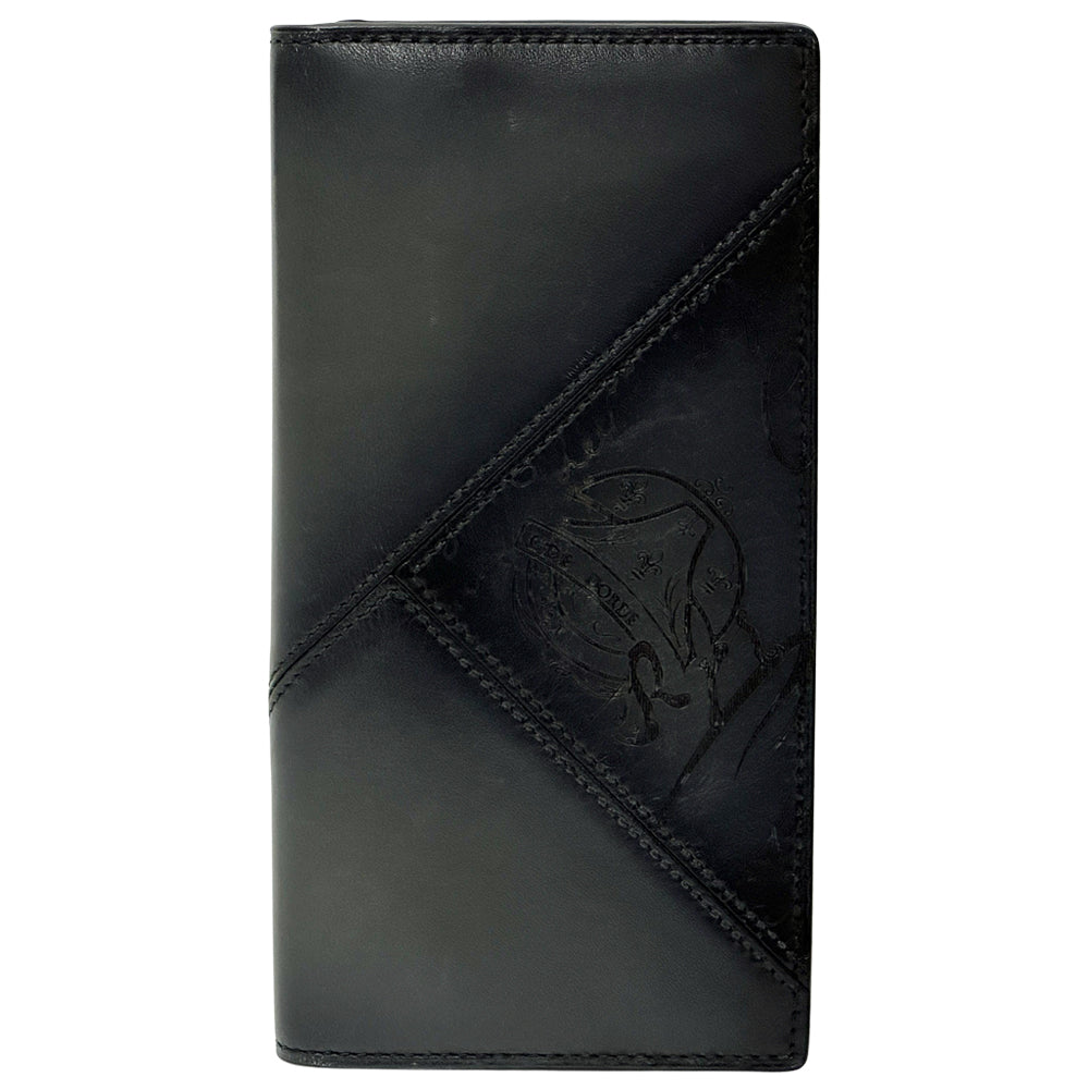Berluti ベルルッティ 長財布 カリグラフィ スクリット ブラック レザー メンズ 【中古】
