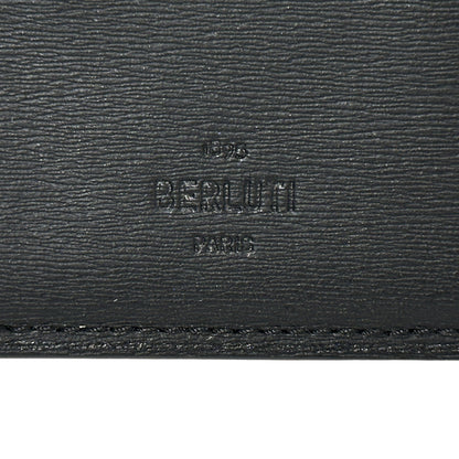 Berluti ベルルッティ 長財布 カリグラフィ スクリット ブラック レザー メンズ 【中古】