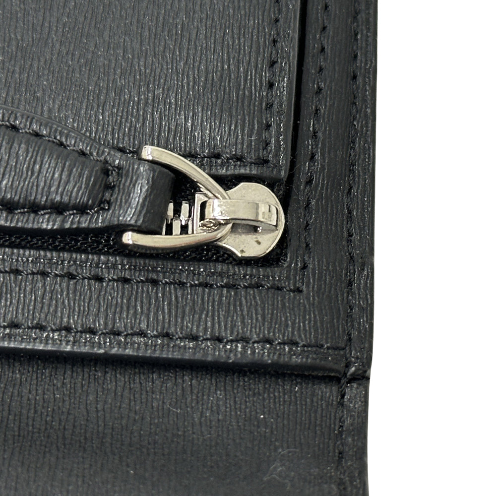 Berluti ベルルッティ 長財布 カリグラフィ スクリット ブラック レザー メンズ 【中古】
