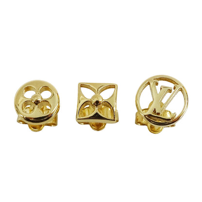 LOUIS VUITTON ルイ・ヴィトン ピアス･クレイジー イン ロック ピアス モノグラム GP ゴールド レディース M00395 【中古】