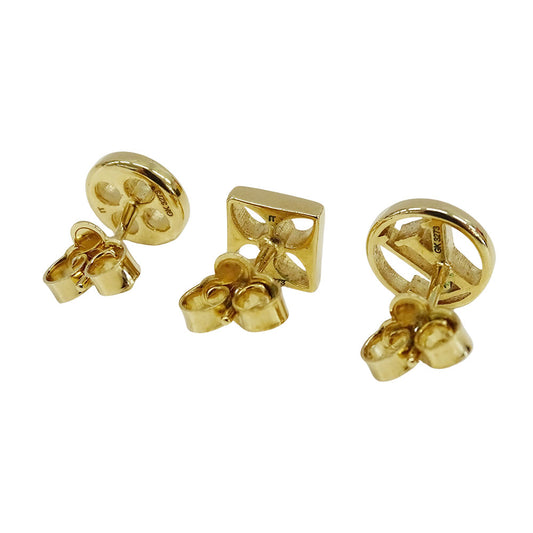 LOUIS VUITTON ルイ・ヴィトン ピアス･クレイジー イン ロック ピアス モノグラム GP ゴールド レディース M00395 【中古】