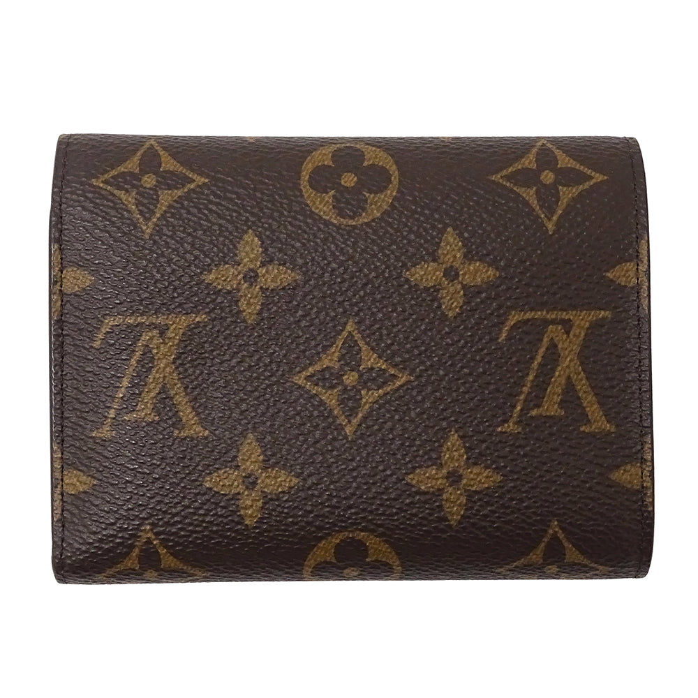 LOUIS VUITTON ルイ・ヴィトン ポルトフォイユ ヴィクトリーヌ 三つ折り財布 モノグラム フューシャ M41938 モノグラムキャンバス レディース 【中古】