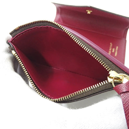 LOUIS VUITTON ルイ・ヴィトン ポルトフォイユ ヴィクトリーヌ 三つ折り財布 モノグラム フューシャ M41938 モノグラムキャンバス レディース 【中古】