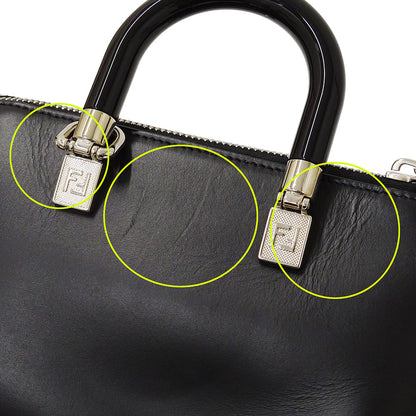 FENDI フェンディ バイザウェイ ミニ 2wayバッグ ブラック レザー レディース 【中古】