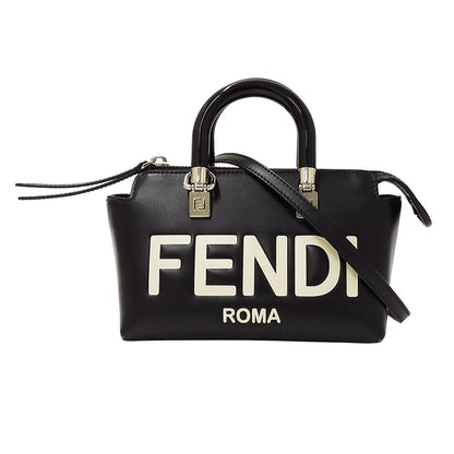 FENDI フェンディ バイザウェイ ミニ 2wayバッグ ブラック レザー レディース 【中古】