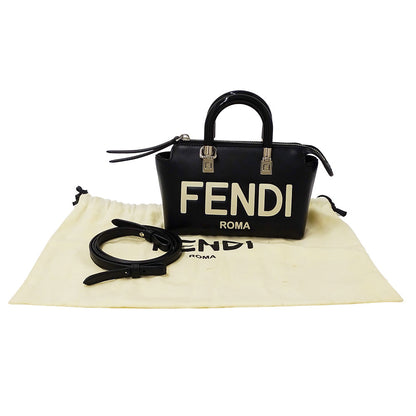 FENDI フェンディ バイザウェイ ミニ 2wayバッグ ブラック レザー レディース 【中古】