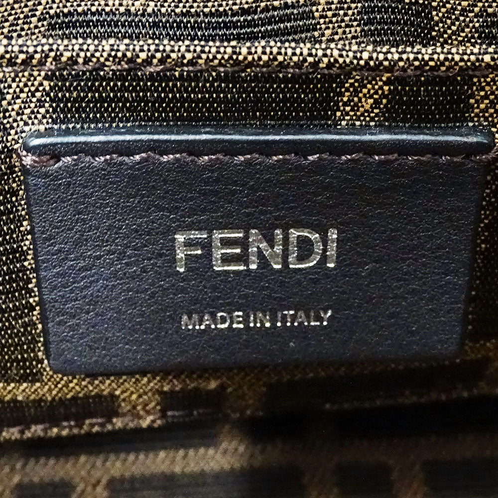 FENDI フェンディ バイザウェイ ミニ 2wayバッグ ブラック レザー レディース 【中古】