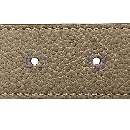 LOUIS VUITTON ルイ・ヴィトン サンチュール・LVイニシャル ベルト モノグラム ブラウン グレージュ M0140 モノグラムキャンバス レディース 【中古】
