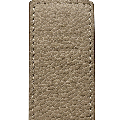 LOUIS VUITTON ルイ・ヴィトン サンチュール・LVイニシャル ベルト モノグラム ブラウン グレージュ M0140 モノグラムキャンバス レディース 【中古】