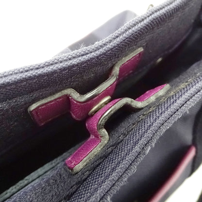 LOEWE ロエベ 2wayバッグ ネイビー キャンバス レディース 【中古】