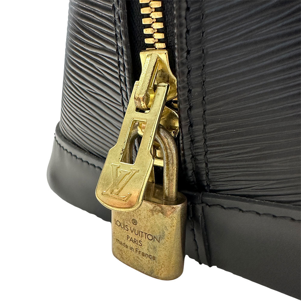 LOUIS VUITTON ルイ・ヴィトン ハンドバッグ エピ アルマ ノワール M52142 エピレザー レディース 【中古】