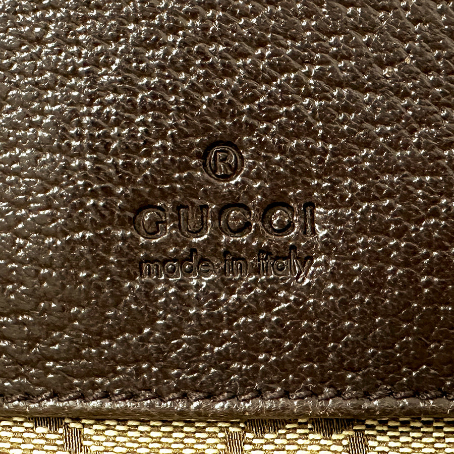 GUCCI グッチ ボディ・ウエストバッグ ベージュ ブラウン 28566 GGキャンバス メンズ 【中古】