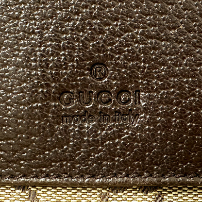 GUCCI グッチ ボディ・ウエストバッグ ベージュ ブラウン 28566 GGキャンバス メンズ 【中古】