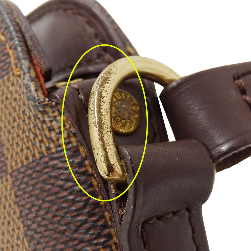 LOUIS VUITTON ルイ・ヴィトン ドルーオ スペシャルオーダー ショルダーバッグ ダミエ エベヌ ブラウン N51290 ダミエキャンバス レディース 【中古】