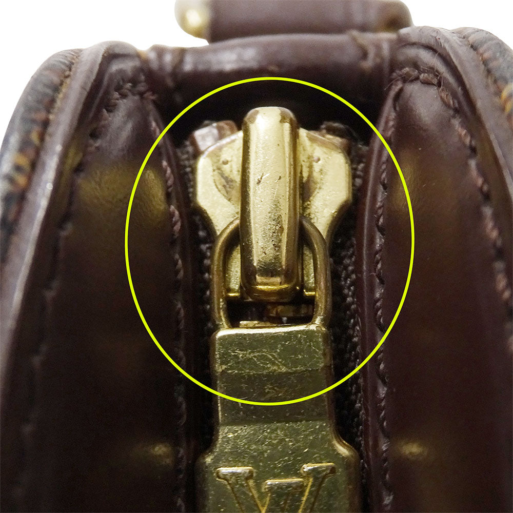 LOUIS VUITTON ルイ・ヴィトン ドルーオ スペシャルオーダー ショルダーバッグ ダミエ エベヌ ブラウン N51290 ダミエキャンバス レディース 【中古】