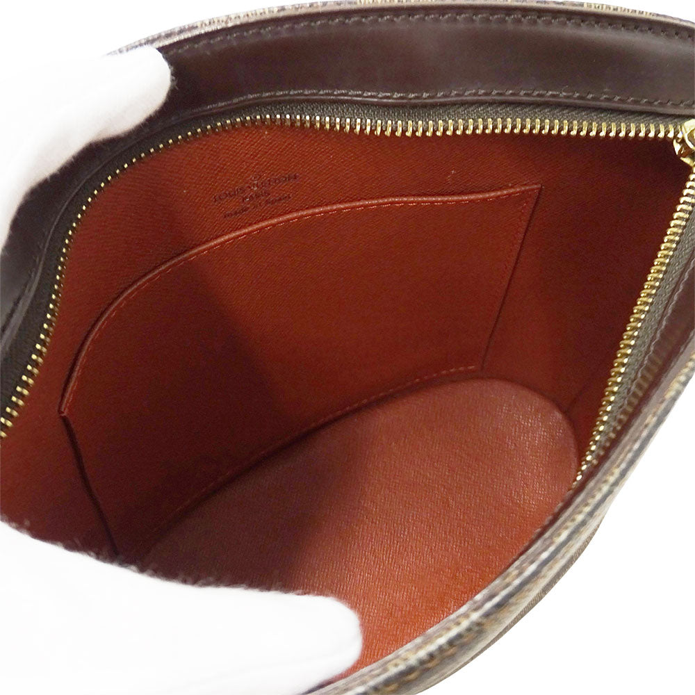 LOUIS VUITTON ルイ・ヴィトン ドルーオ スペシャルオーダー ショルダーバッグ ダミエ エベヌ ブラウン N51290 ダミエキャンバス レディース 【中古】