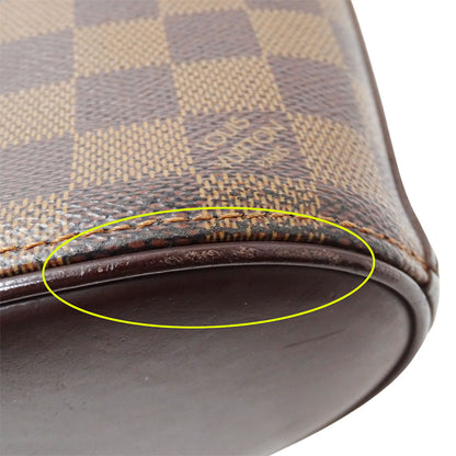 LOUIS VUITTON ルイ・ヴィトン ドルーオ スペシャルオーダー ショルダーバッグ ダミエ エベヌ ブラウン N51290 ダミエキャンバス レディース 【中古】