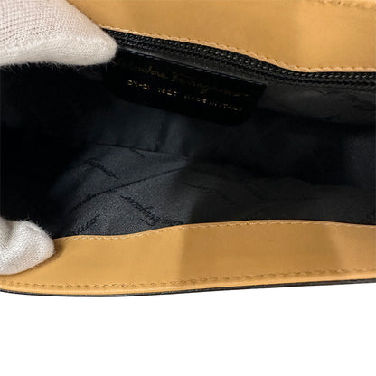 Ferragamo フェラガモ ワンショルダーバッグ ショルダーバッグ ダブルガンチーニ ブラウン レザー レディース 【中古】
