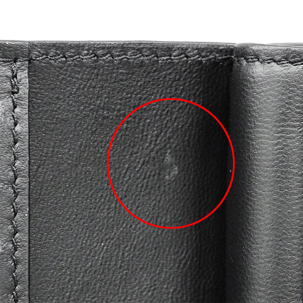 LOUIS VUITTON ルイ・ヴィトン ポルトフォイユ・クレア 二つ折り財布 マヒナ ノワール M82743 モノグラムマヒナ レディース 【中古】