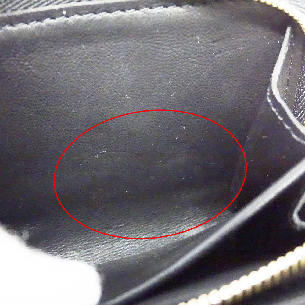 LOUIS VUITTON ルイ・ヴィトン ポルトフォイユ・クレア 二つ折り財布 マヒナ ノワール M82743 モノグラムマヒナ レディース 【中古】