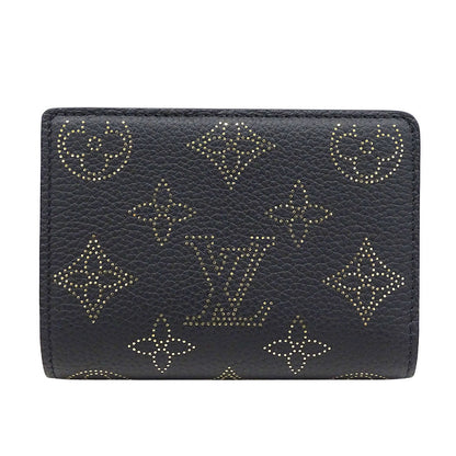 LOUIS VUITTON ルイ・ヴィトン ポルトフォイユ・クレア 二つ折り財布 マヒナ ノワール M82743 モノグラムマヒナ レディース 【中古】