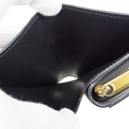 LOUIS VUITTON ルイ・ヴィトン ポルトフォイユ・クレア 二つ折り財布 マヒナ ノワール M82743 モノグラムマヒナ レディース 【中古】