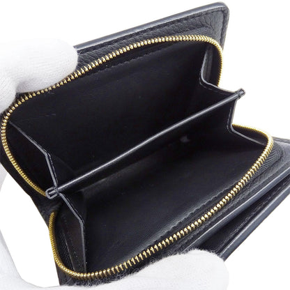 LOUIS VUITTON ルイ・ヴィトン ポルトフォイユ・クレア 二つ折り財布 マヒナ ノワール M82743 モノグラムマヒナ レディース 【中古】