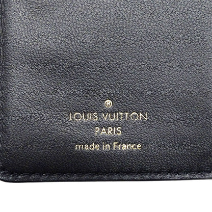 LOUIS VUITTON ルイ・ヴィトン ポルトフォイユ・クレア 二つ折り財布 マヒナ ノワール M82743 モノグラムマヒナ レディース 【中古】