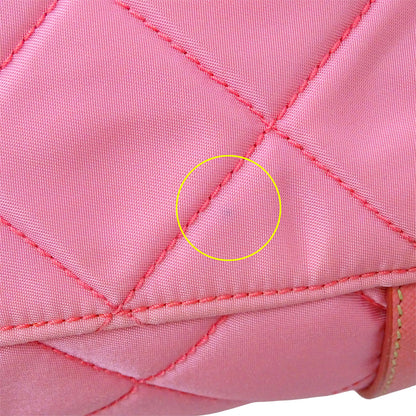 PRADA プラダ トートバッグ ピンク ナイロン レディース 【中古】