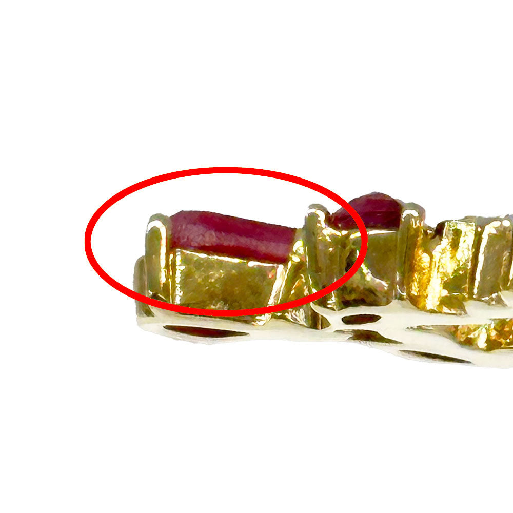 Dior ディオール ネックレス ラインストーン ゴールド レディース 【中古】