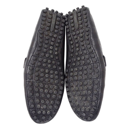 LOUIS VUITTON ルイ・ヴィトン ホッケンハイム・ラインローファー ローファー ダミエ アンフィニ ブラック 1A4OIJ メンズ 【中古】